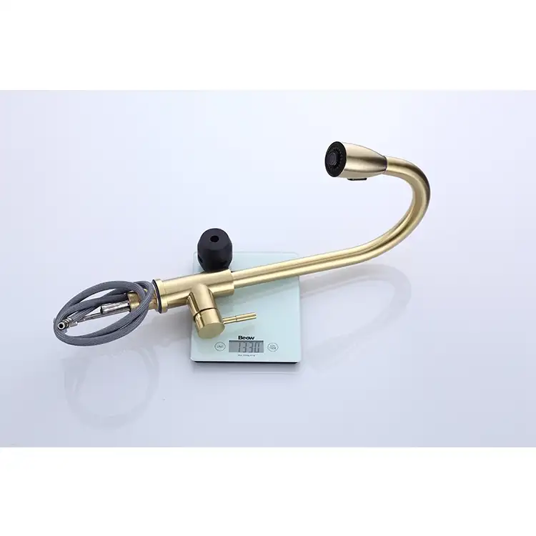 Stainless Steel Pull Down Kitchen Faucet With Sprayer